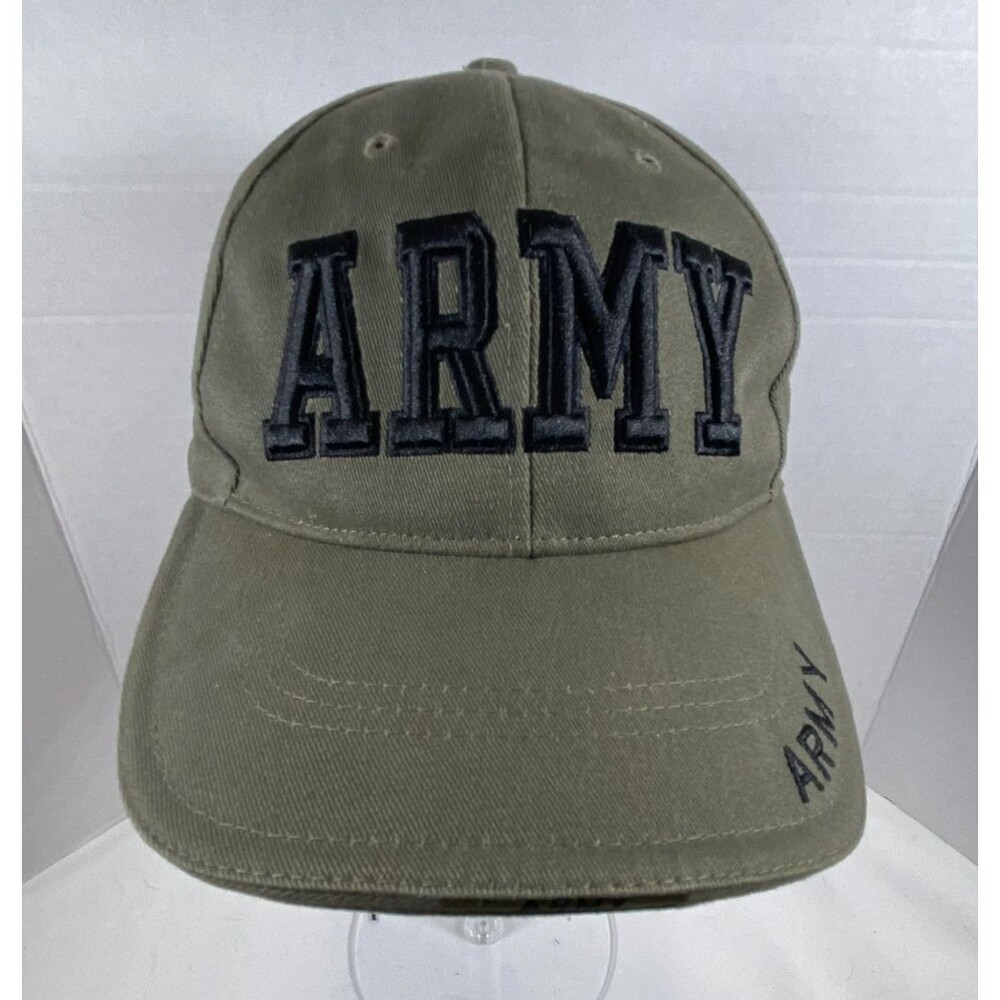 Rothco US Army Hat Olive Drab Green Black Embroidered Military Dad Cap OSFA